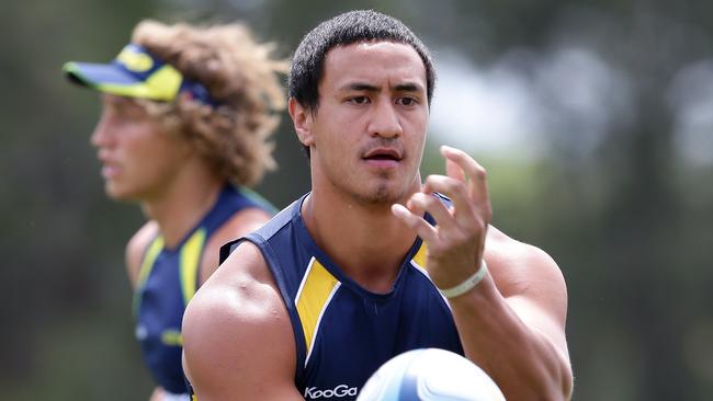 9/10/12 Australian Rugby 7's team train at Bond University on the Gold Coast. Lausi'i Taliauli. Pics Adam Head