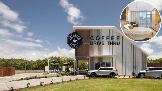 Cocobrew Express Drive Thru and Benevolent Living Interiors have won an architecture award.