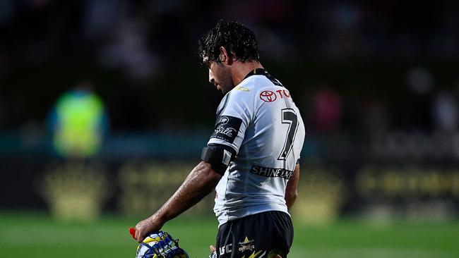 Johnathan Thurston’s retirement leaves a gap that must be filled by a new leader. (Photo by Ian Hitchcock/Getty Images)