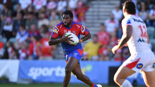 NRL 2022 RD06 St. George Illawarra Dragons v Newcastle Knights – Edrick Lee. Picture: NRL Photos