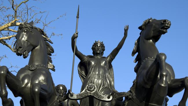 Boadicean revolt ... A commemorative statue marking Queen Boadicea’s uprising against the Romans after their invasion of Britain. Source: ThinkStock