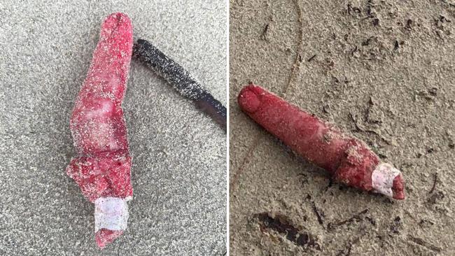 The offending ‘finger’ on Port Douglas’ Four Mile Beach was put on Facebook Marketplace for $1111. Picture: Supplied