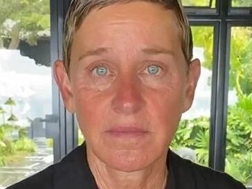 An emotional Ellen DeGeneres. Picture: Instagram