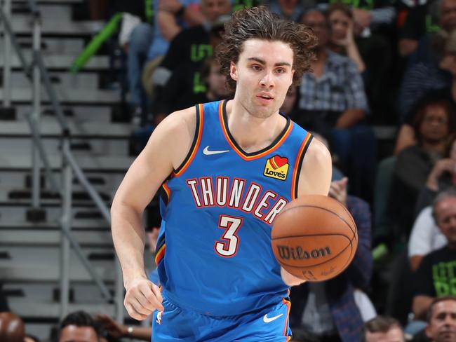 Josh Giddey was traded from the Oklahoma City Thunder to Chicago Bulls. Picture: Layne Murdoch Jr./NBAE via Getty Images