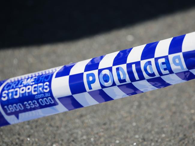 SYDNEY, AUSTRALIA - Newswire Photos - MAY 23 2023: A  general stock view of Police tape on a crime scene in Sydney.  Picture : NCA Newswire / Gaye Gerard