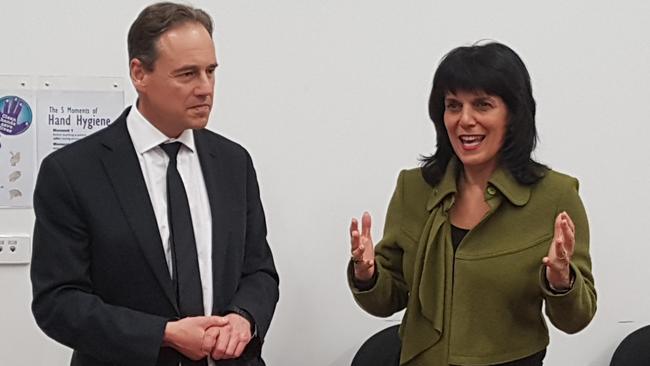 Greg Hunt and Julia Banks.