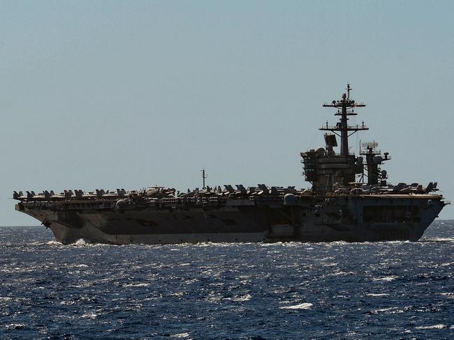 The USS Theodore Roosevelt. Picture: Sean Lynch/US Navy/AFP