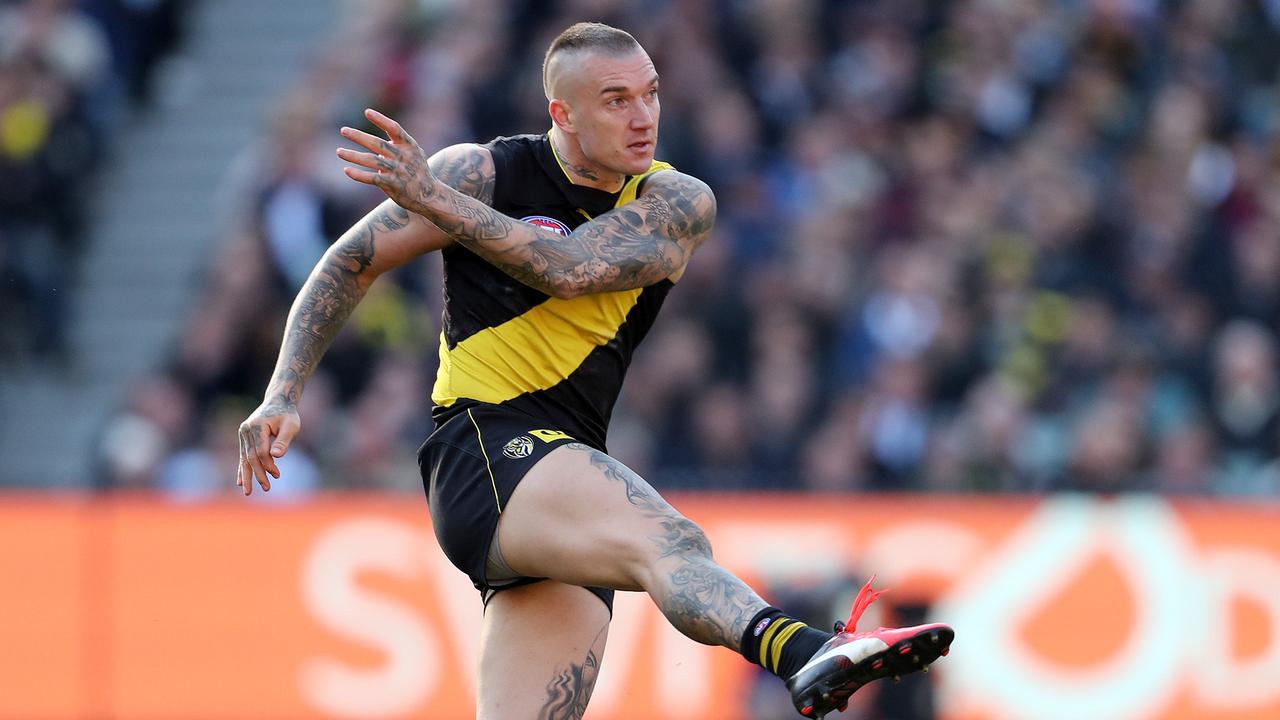 Dustin Martin ended 2019 as Robbo’s No.1 player. Picture: Michael Klein