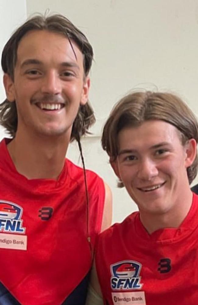 Bentleigh newcomers Luke Nankervis and Josh Mackie.