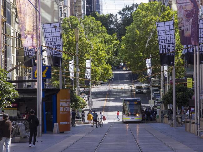 CBD businesses have struggled with fewer city workers back in the CBD. Picture: Wayne Taylor