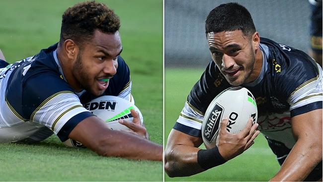 Valentine Holmes and Hamiso Tabuai-Fidow.