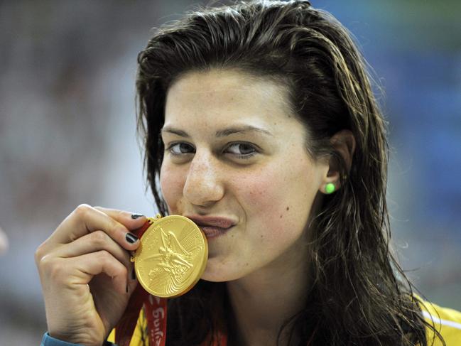 Stephanie Rice was a global swimming superstar. Picture: Supplied