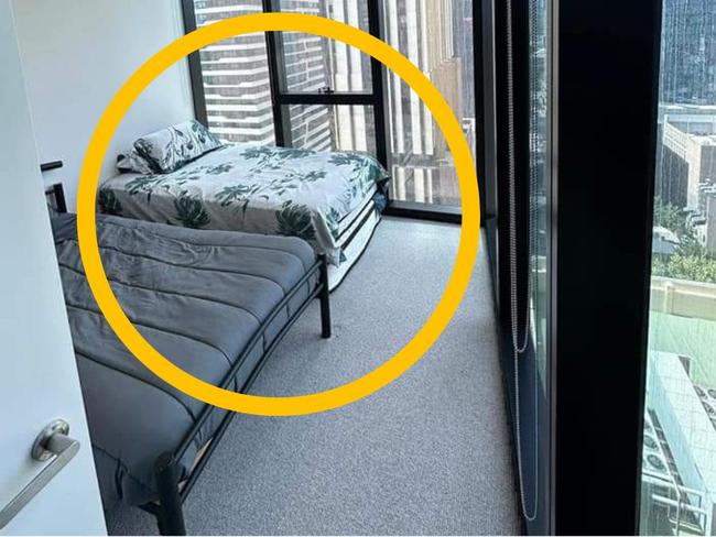 $1,200 for a bed in a shared room in Melbourne.