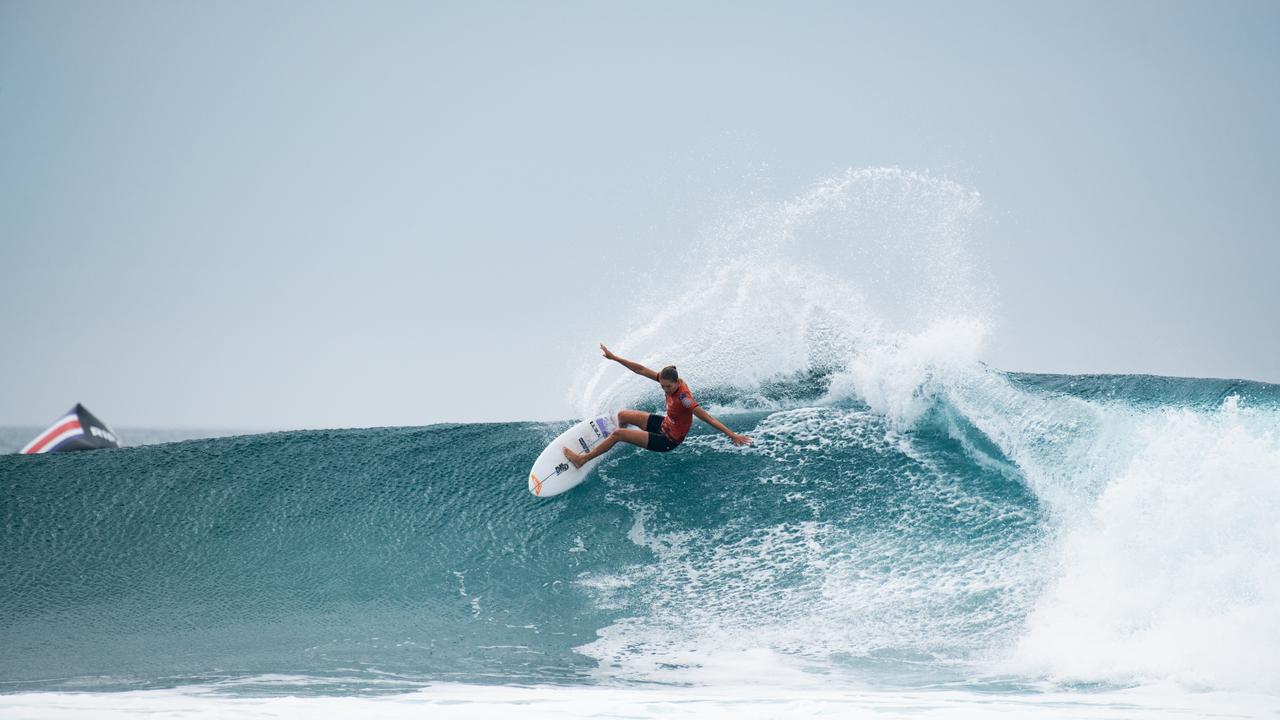 Steph Gilmore was on fire. Photo by Pat Nolan/World Surf League