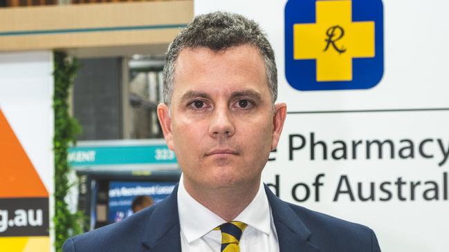 The National President of the Pharmacy Guild of Australia, Professor Trent Twomey. Picture: Allen Mechen.