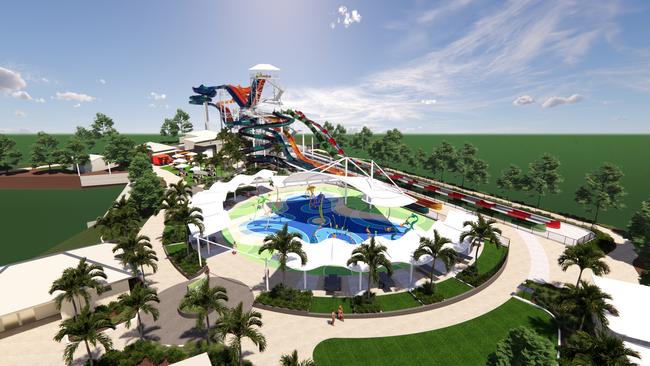 It will have a family-friendly water park area.