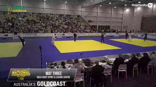 Replay: Judo Australia National Championships – No limits, senior men and women and gold medal matches (Mat 3)