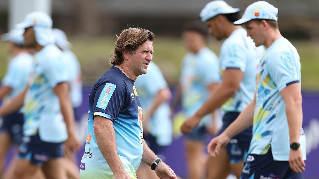 It’s been a tough start for Des Hasler and the winless Titans. Picture: Chris Hyde/Getty Images