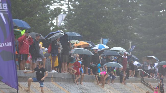 NSW surf life saving championships kicked off on Thursday in terrible conditions.