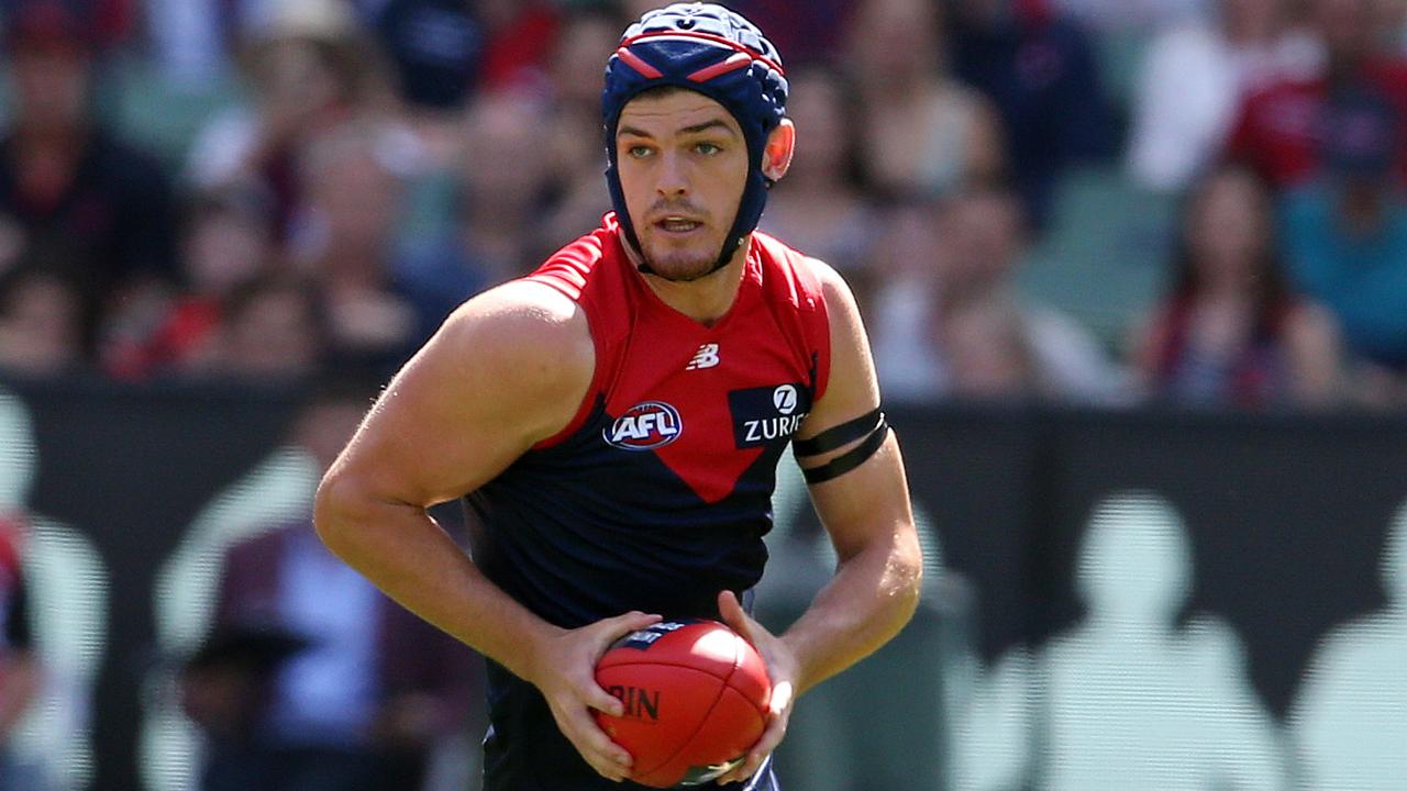 Angus Brayshaw is not the player he was in the seconed half of last season. Picture: Michael Klein