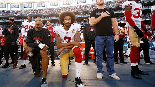 Colin Kaepernick and his teammate Nate Boyer