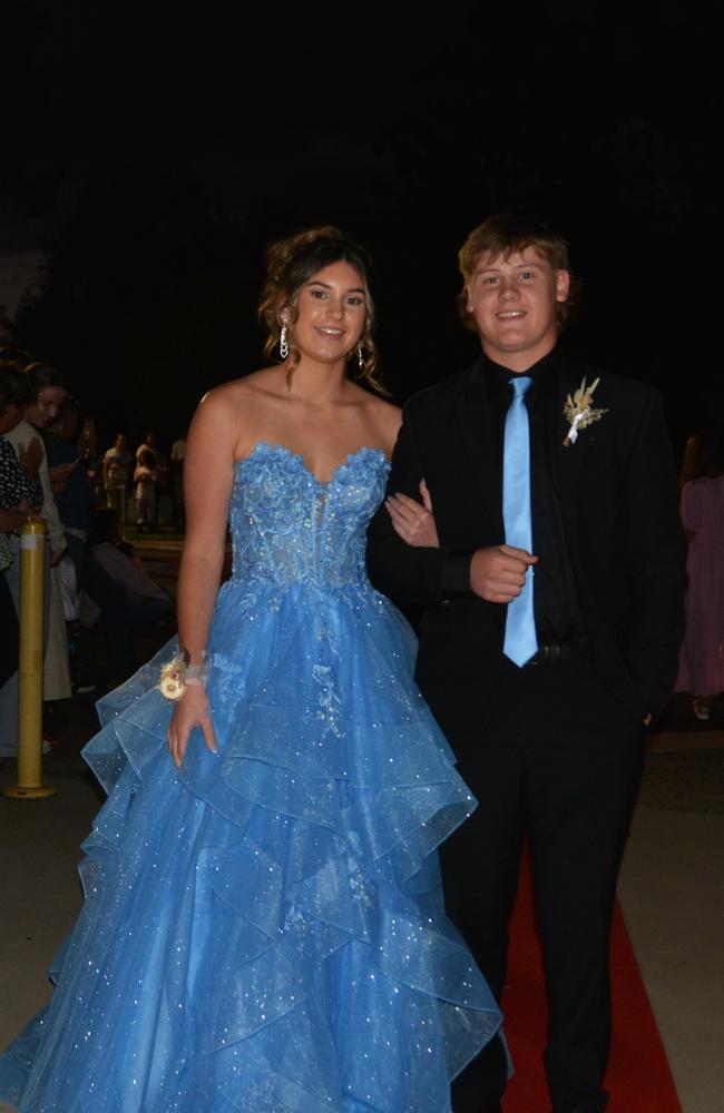 Lily Bennet and Josh Collins at Assumption College's year 12 formal on April 22, 2025. Photo: Jessica Klein
