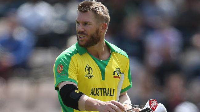 David Warner has to pass a fitness test before the Afghanistan game.