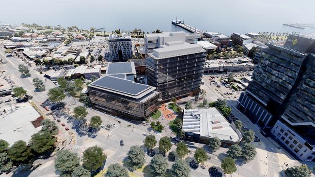 Geelong Civic Precinct artists impressions. Quintessential Equity is the developer in partnership with Geelong's council.