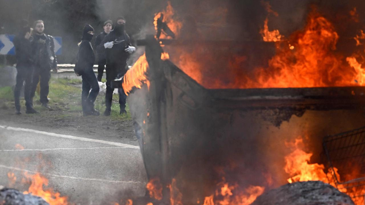 France pension retirement age protests spark fuel shortages, mass arrests