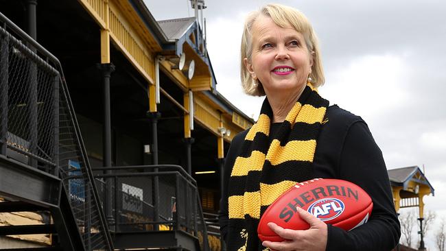 Richmond Football Club President Peggy O'Neal. Picture: Ian Currie