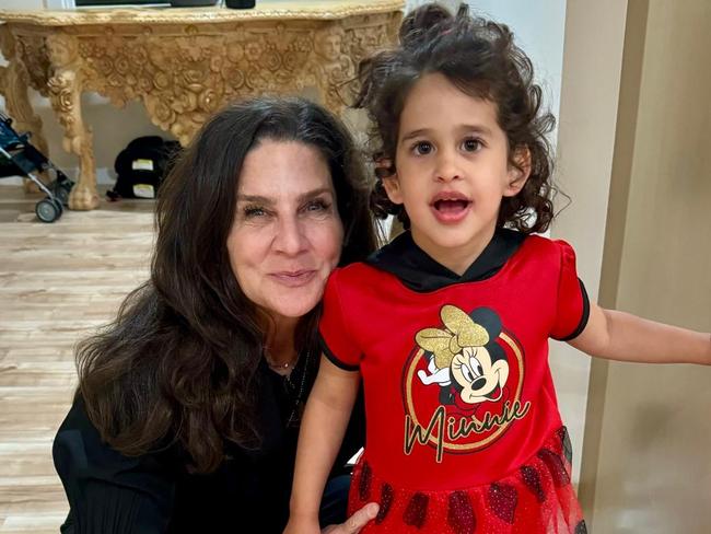 Abigail with her great aunt Liz Hirsh Naftali who has been advocating for her release. Pic Supplied.