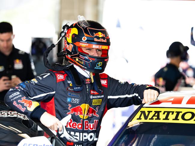 TOWNSVILLE, AUSTRALIA - JULY 06: (EDITORS NOTE: A polarizing filter was used for this image.) Broc Feeney driver of the #88 Red Bull Ampol Racing Chevrolet Camaro ZL1 during the NTI Townsville 500, part of the 2024 Supercars Championship Series at Reid Park, on July 06, 2024 in Townsville, Australia. (Photo by Daniel Kalisz/Getty Images)