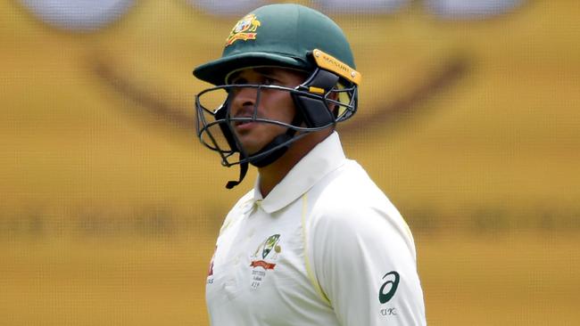 Australia's batsman Usman Khawaja / AFP PHOTO / WILLIAM WEST