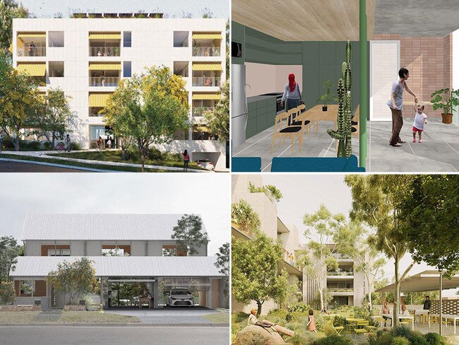 Shape of Sydney: Reders from the Sydney development 'patternbook' designed to fastrack approvals. Pictures: Supplied