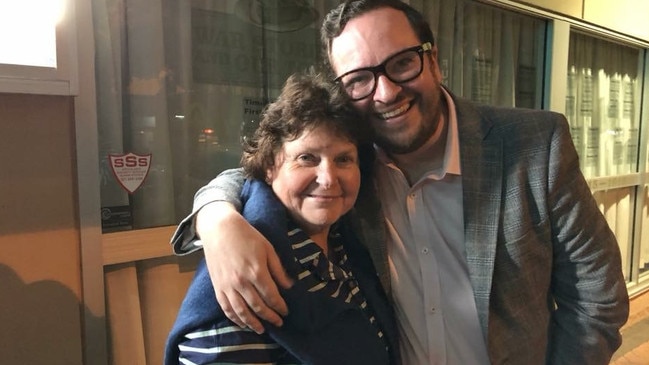 Journalist and author Rick Morton with his mother Deb.