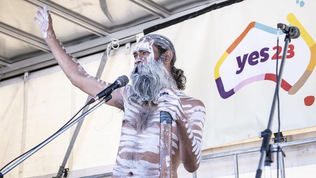 The concurrent “Come Together for a Yes” events kicked off at 11am on Sunday. Picture: NCA NewsWire, Monique Harmer