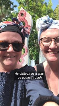 Cancer survivor sisters share their story and support