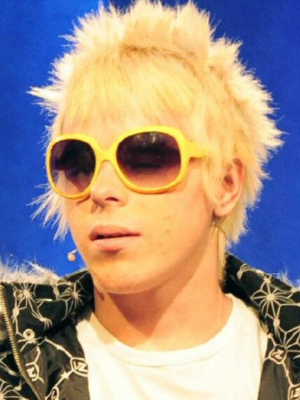 When he rose to national attention in 2008, he had bleach blonde hair and wore yellow sunglasses. Picture: Supplied.