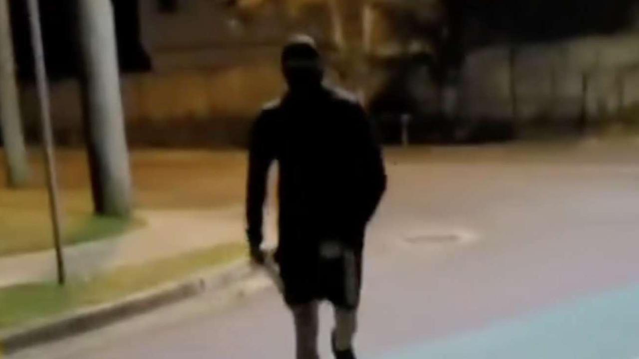 Chilling moment jogger chased with machete north of Brisbane