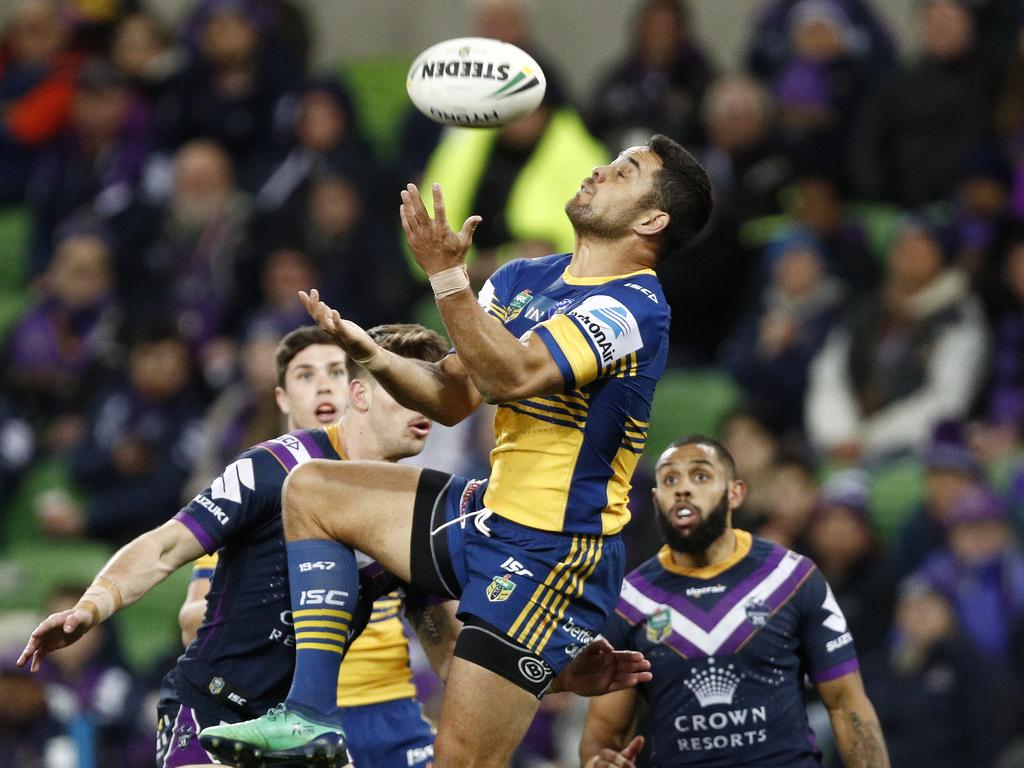Jarryd Hayne was showing glimpses of his best at the back end of the last NRL season.