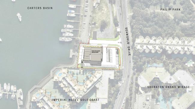 Artist impression of the redeveloped Peter's Fish Market on The Spit
