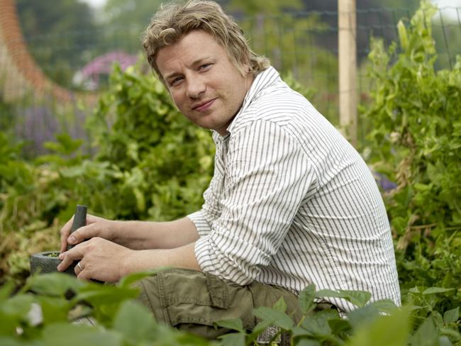 Jamie Oliver has always promoted a healthier way of eating for school kids. Picture: Supplied