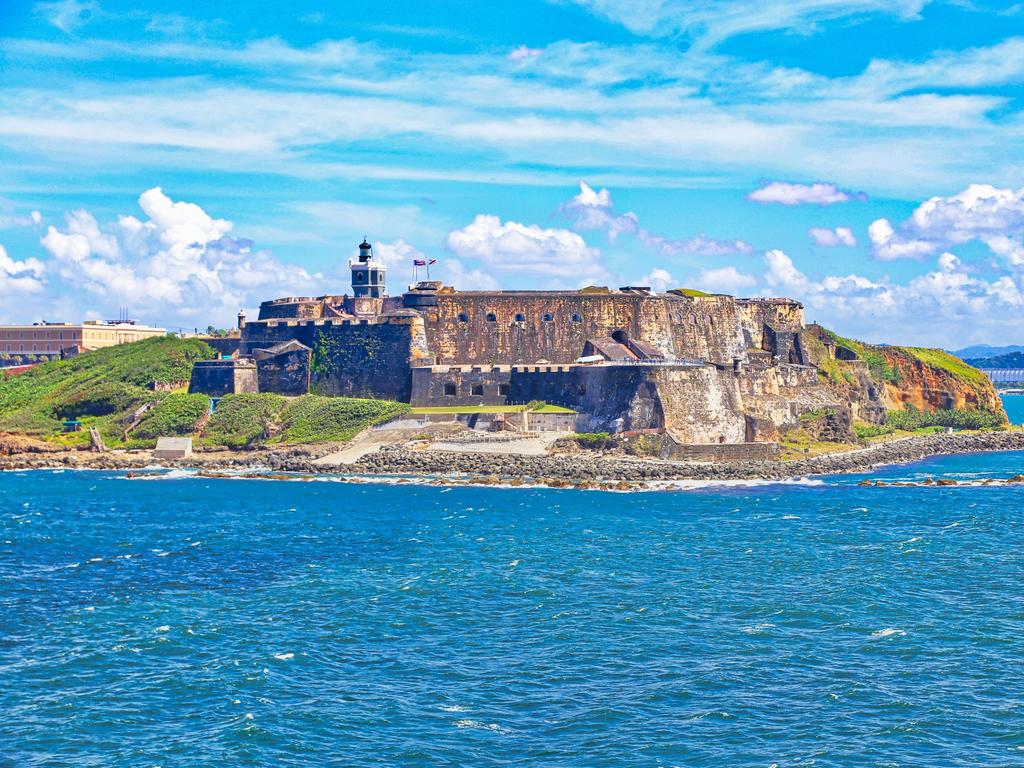 Castillo San Felipe del Morro Fortress in San Juan, Puerto Rico, which is one of the stops on the journey.