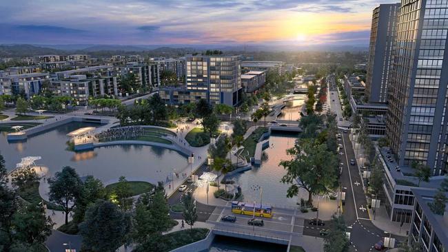 VISION: Artist impression of the Corso West at SunCentral, Maroochydore. Picture: Contributed