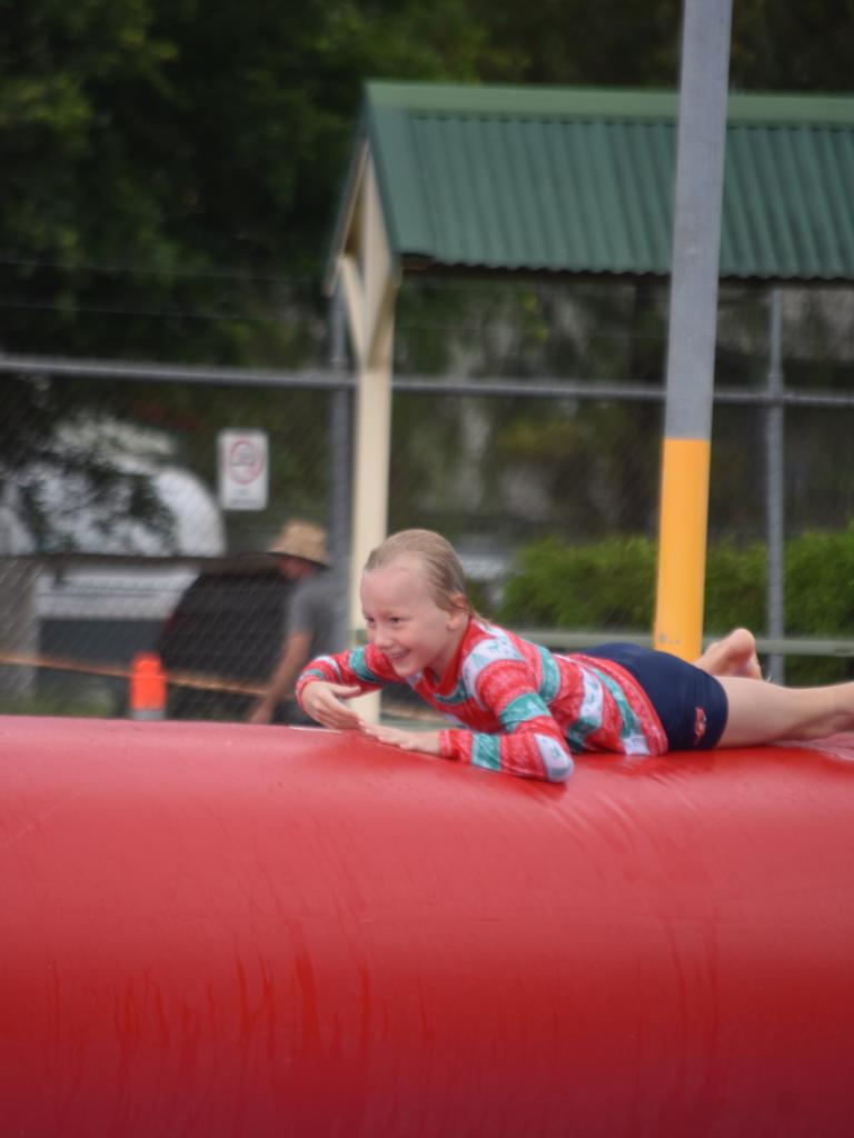 PARTY TIME: There were plenty of splatters and splashes at Dalby's pool party on Saturday afternoon.
