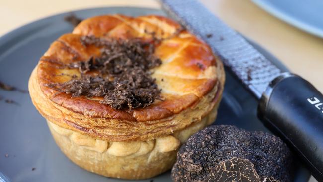 Textbook Patisserie’s meat pie with truffle. Picture: Jenifer Jagielski