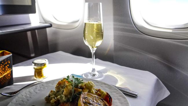 Champagne is never far away. Picture: Jeremy Drake