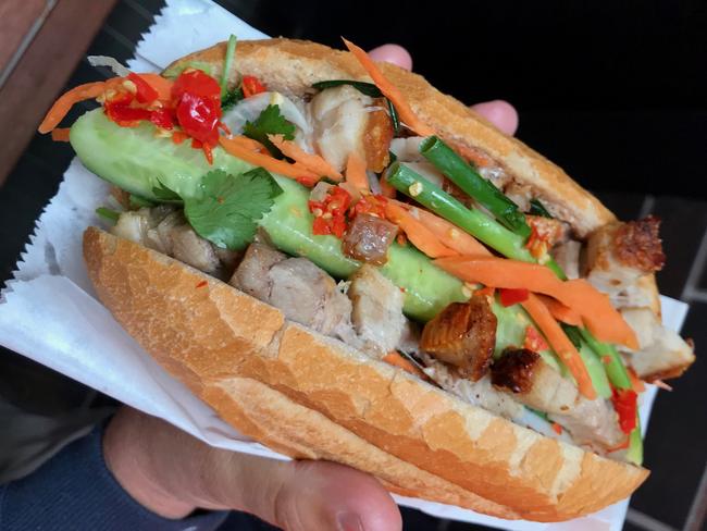 One of the tasty pork rolls. Picture: Jenifer Jagielski