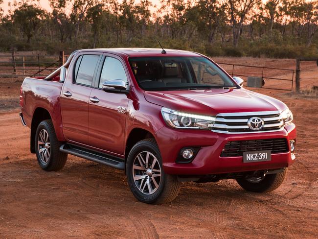 The Toyota HiLux came second in the top ten cars brought by Aussies in May. Picture: Supplied.