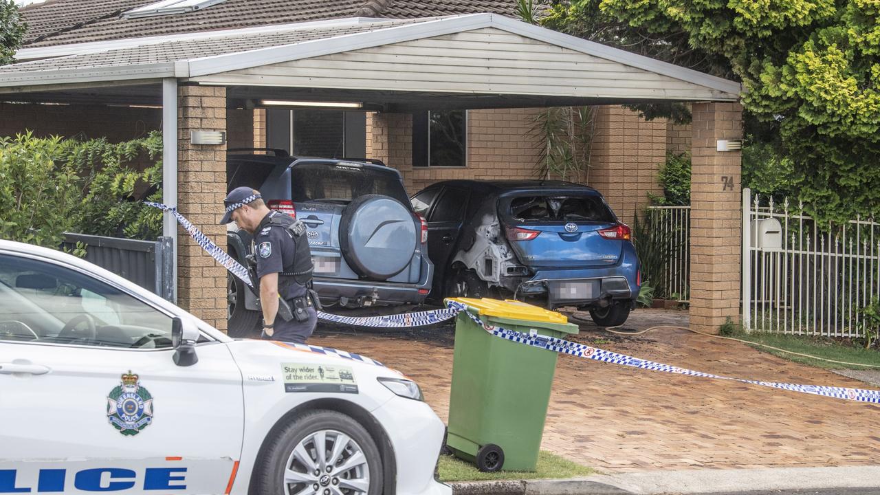 Suspected arson at a Rowbotham St home. Friday, March 3, 2023. Picture: Nev Madsen.